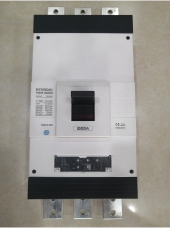 MCCB HYUNDAI 3P 1000A 70kA chỉnh dòng điện tử 0.4~1.0*In ( HGM1000S )