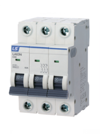 MCB LS 3P 6A 6kA ( LA63N )