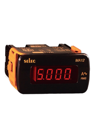Đồng hồ đo dòng điện SELEC MA12, size: 48x96