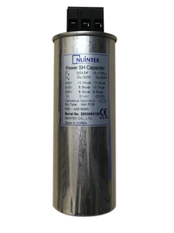 Tụ bù khô NUINTEK 3P 5KVAr 440V ( KNE-4438205S )