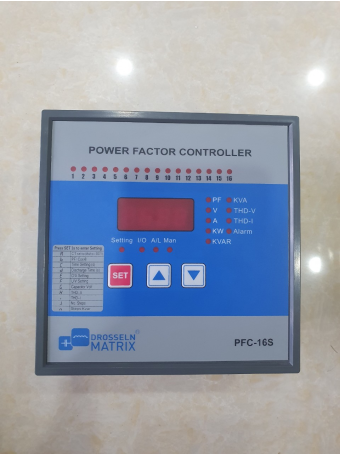 Bộ điều khiển tụ bù 16 Cấp DROSSELN MATRIX PFC-16S