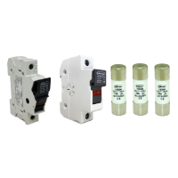 Vỏ chì có đèn báo  -  Cầu chì dòng DC MASTER