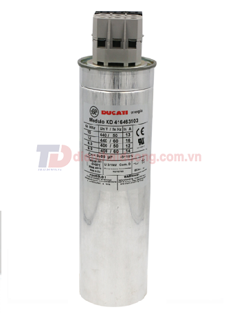 TỤ BÙ KHÔ DUCATI 3P 10KVAr 440V ( SD416469300 )