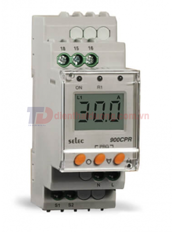 Rơ le bảo vệ dòng điện 1 pha SELEC 900CPR-1-230V