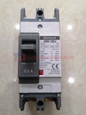 MCCB LS 2P 50A 35kA ( ABN102c )
