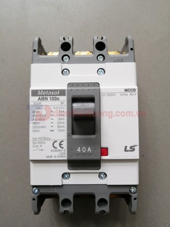 MCCB LS 3P 40A 22kA ( ABN103c )