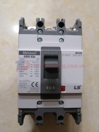 MCCB LS 3P 60A 18kA ( ABN63c )