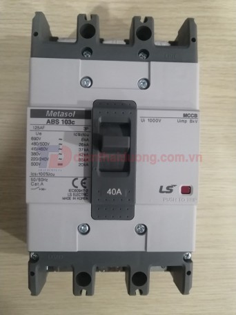 MCCB LS 3P 40A 42kA ( ABS103c )