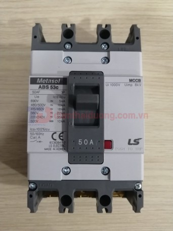 MCCB LS 3P 50A 22kA ( ABS53c )