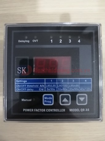 Bộ điều khiển tụ bù 04 cấp SK QR-X4 