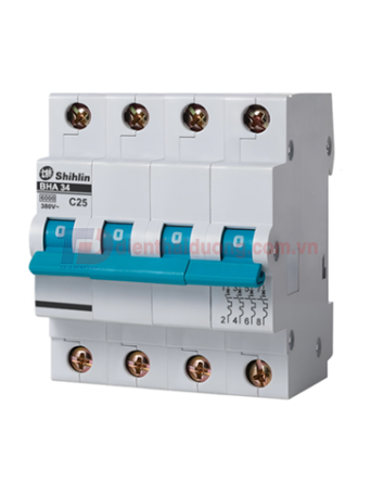 MCB SHIHLIN 4P 40A 6kA ( BHA-B3 )