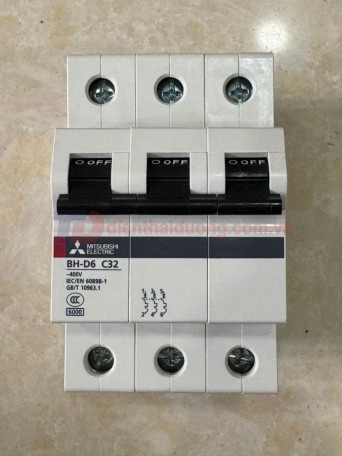 MCB MITSUBISHI 3P 32A 6kA ( BH-D6 )