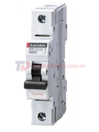 MCB MITSUBISHI 1P 10A 4.5kA ( BHW-T4 )