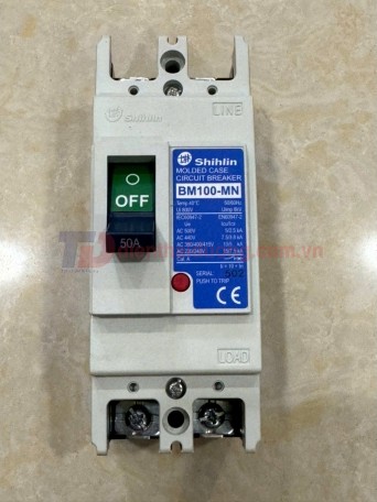 MCCB SHIHLIN 2P 50A 10kA ( BM100-MN )