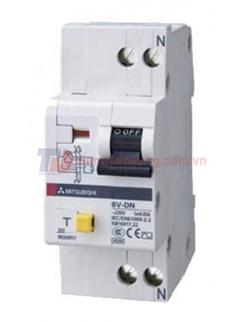 RCBO MITSUBISHI 1P+N 6A 30mA 4.5KA ( BV-DN )