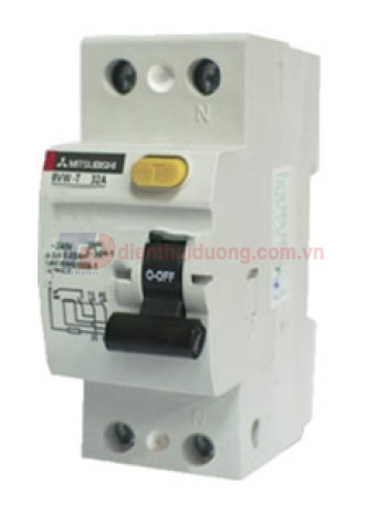 RCCB MITSUBISHI 2P 100A 30mA/100mA/300mA ( BVW-T )