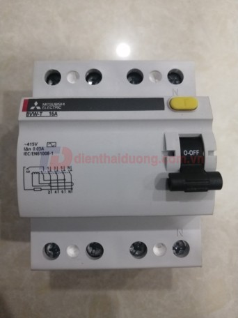 RCCB MITSUBISHI 4P 16A 30mA/100mA/300mA ( BVW-T )