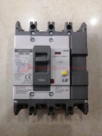 ELCB LS 4P 100A 30mA 18kA  ( EBN104c )