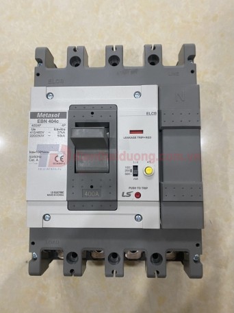 ELCB LS 4P 400A 100/200/500mA 37kA  (  EBN404c )