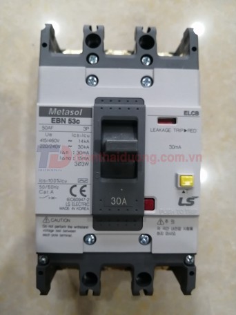 ELCB LS 3P 30A 30mA 14kA  ( EBN53c )