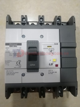 ELCB LS 4P 225A 100/200/500mA 37kA  ( EBS204c )