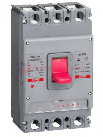 MCCB HIMEL 3P 800A 50kA chỉnh dòng điện tử: 0.4~1*In ( HDM3E800M80033XX )
