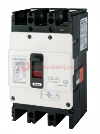 MCCB HYUNDAI 3P 75A 55kA  ( HGM125L-F )