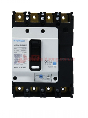 MCCB HYUNDAI 4P 150A 38kA ( HGM250H-F )