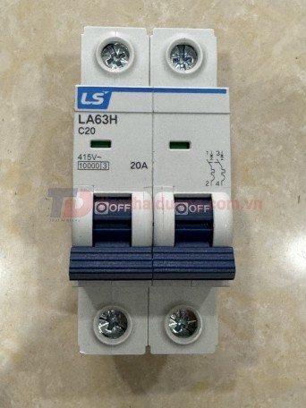 MCB LS 2P 20A 10kA ( LA63H )