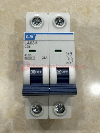 MCB LS 2P 25A 10kA ( LA63H )