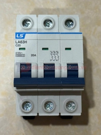 MCB LS 3P 20A 10kA ( LA63H )