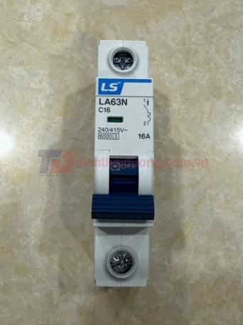 MCB LS 1P 16A 6kA ( LA63N )