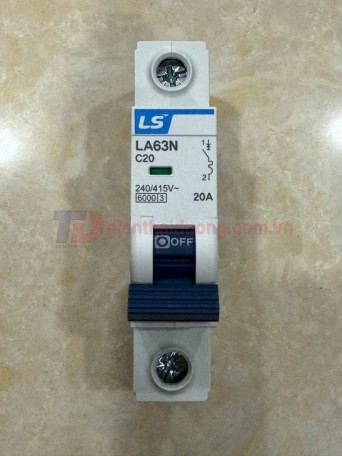 MCB LS 1P 20A 6kA ( LA63N )