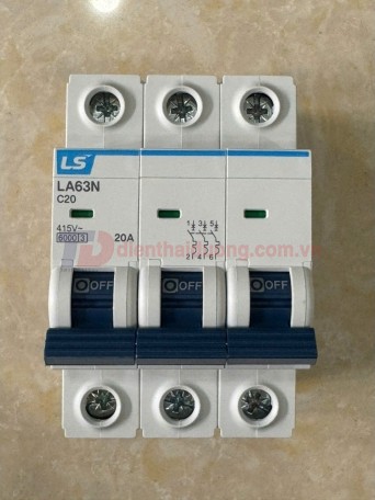 MCB LS 3P 20A 6kA ( LA63N )