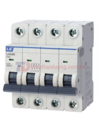 MCB LS 4P 16A 6kA ( LA63N )