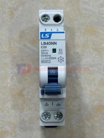 RCBO LS 1P+N 20A 6KA 30mA  ( LB40NN )