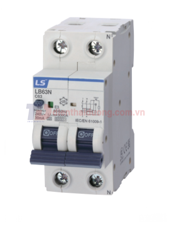 RCBO LS 1P+N 20A 6KA 30mA  ( LB63N )