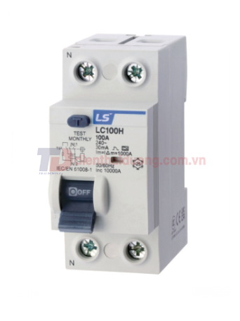 RCCB LS 1P+N 63A 30/100/300mA 10kA ( LC100H 1P+N )