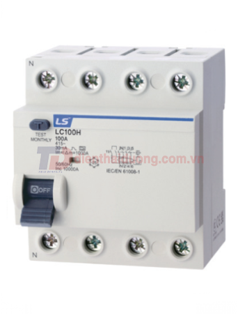 RCCB LS 3P+N 100A 30/100/300mA 10kA ( LC100H 3P+N )