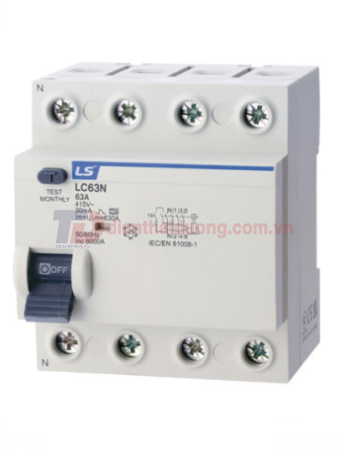 RCCB LS 3P+N 25A 30/100/300mA 6kA ( LC63N 3P+N )