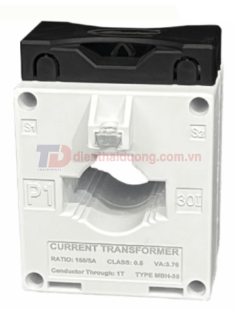 Biến dòng đo lường MASTER hộp nhựa MBH 150/5A CL0,5 3,75VA ( MBH-30 )