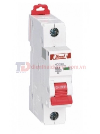 MCB HIMEL 1P 6A 10kA ( HDB9H63A1C6 )