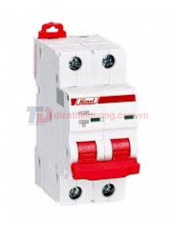 MCB HIMEL 2P 6A 10kA ( HDB9H63A2C6 )