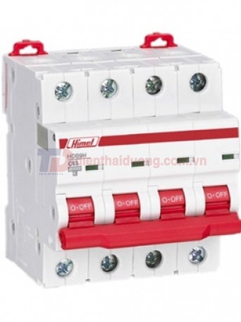 MCB HIMEL 4P 25A 10kA ( HDB9H63A4C25 )