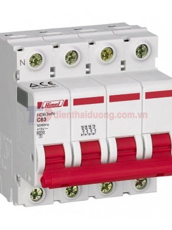 MCB HIMEL 4P 20A 6kA ( HDB3WN4C20 )