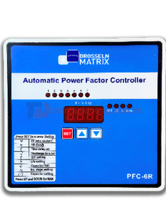 Bộ điều khiển tụ bù 07 Cấp DROSSELN MATRIX PFC-6R