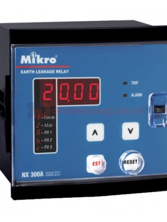 Relay bảo vệ dòng rò Mikro NX300A-230A 