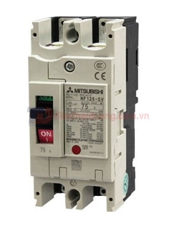 MCCB MITSUBISHI 2P 15A 100kA ( NF125-HV )
