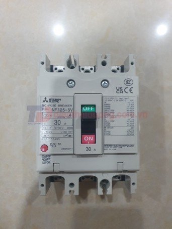 MCCB MITSUBISHI 3P 30A 30kA ( NF125-SV )