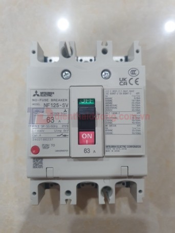 MCCB MITSUBISHI 3P 63A 30kA ( NF125-SV )